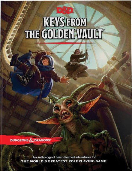 Dungeons & Dragons RPG Adventure Keys from the Golden Vault