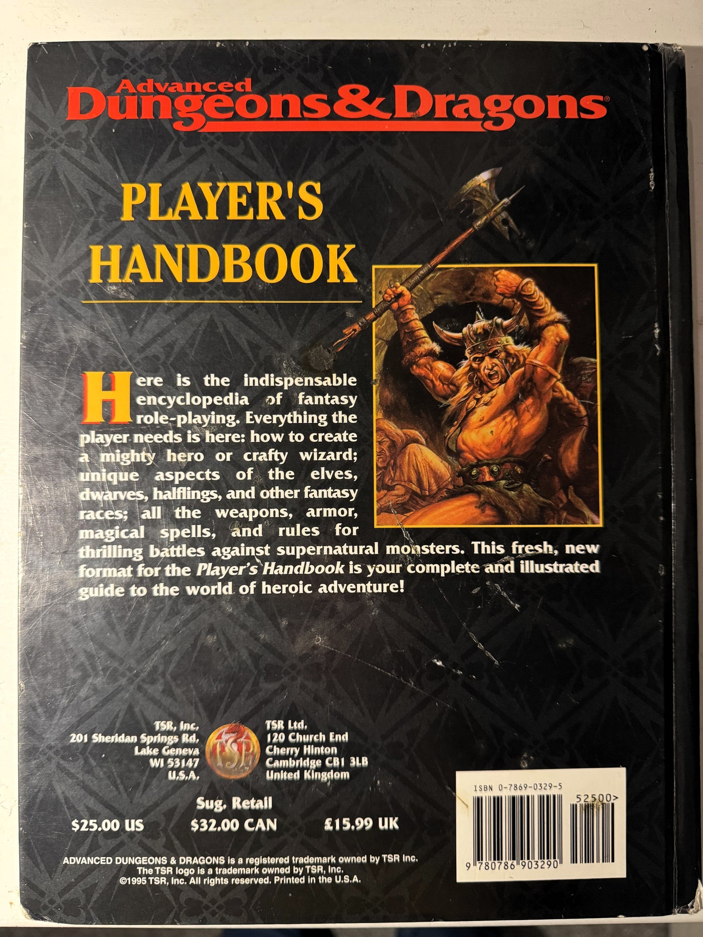 Advanced Dungeons & Dragons Player's Handbook (2nd Edition) 1995