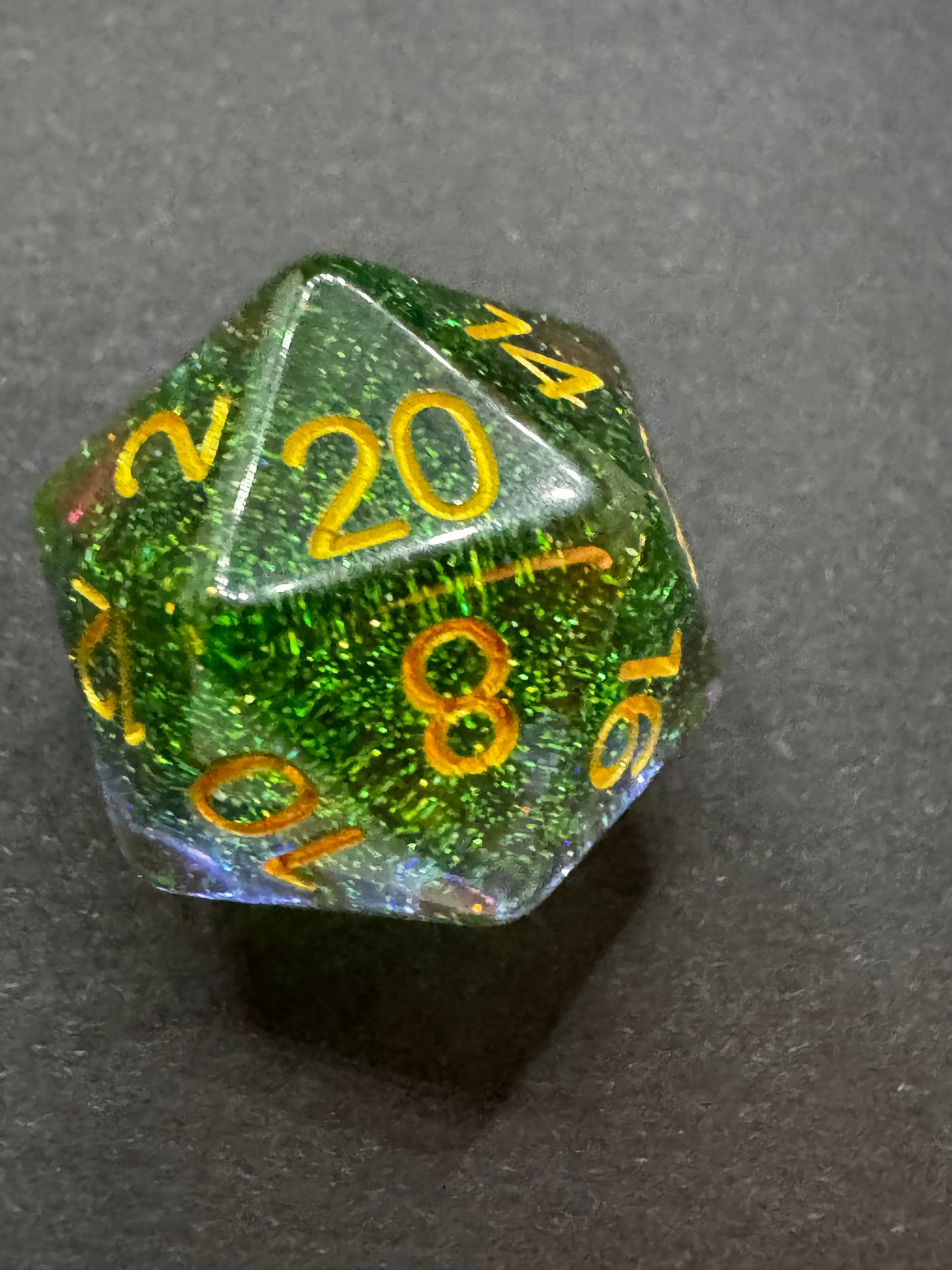 Green Emerald dice