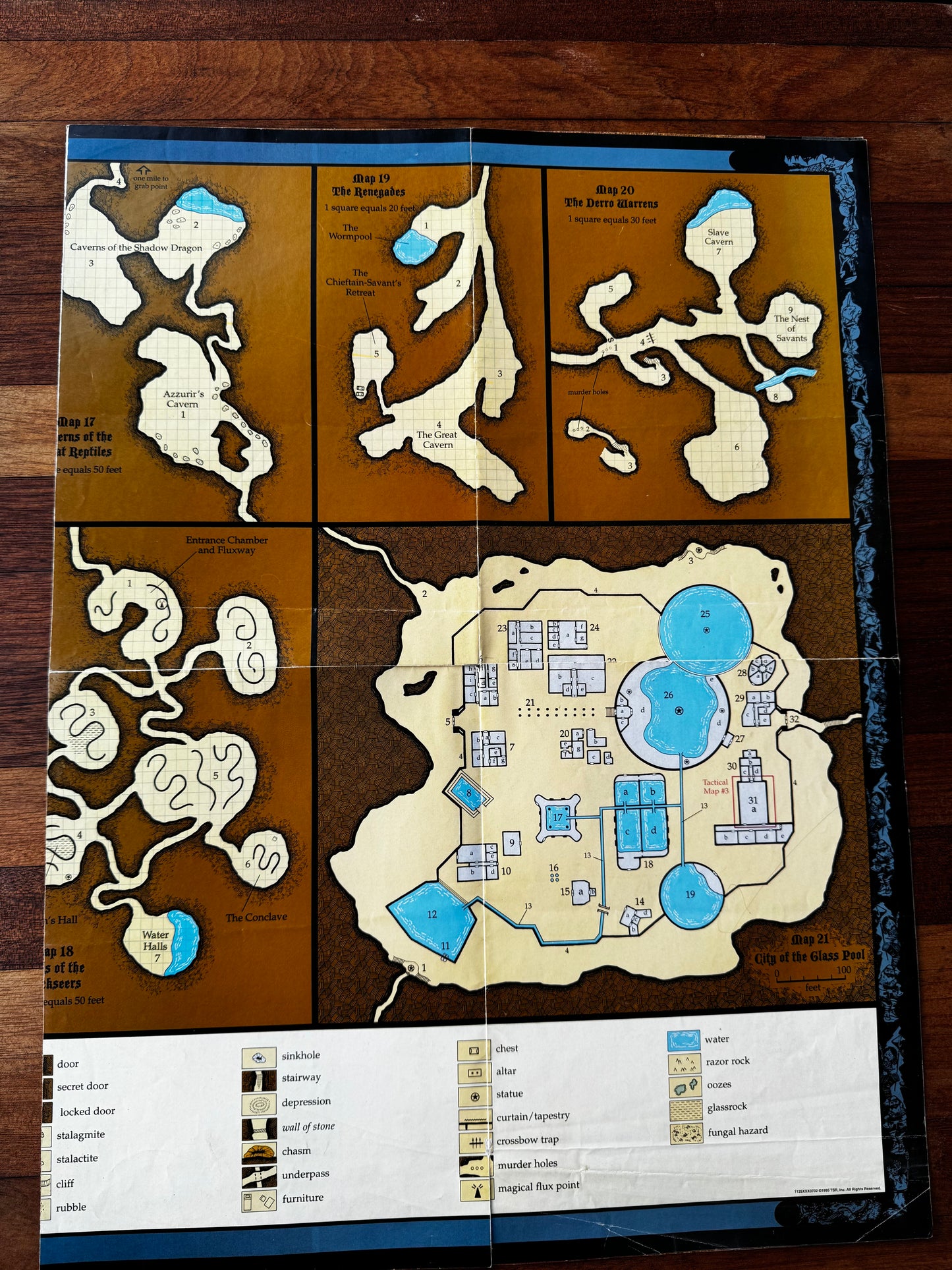 Night Below: An Underdark Campaign boxed set (1995) AD&D 2nd Edition