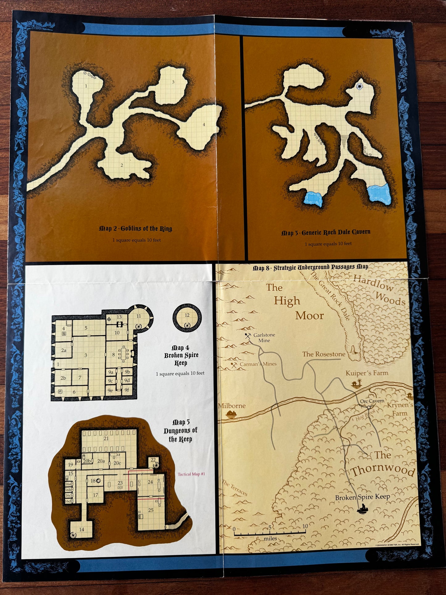 Night Below: An Underdark Campaign boxed set (1995) AD&D 2nd Edition