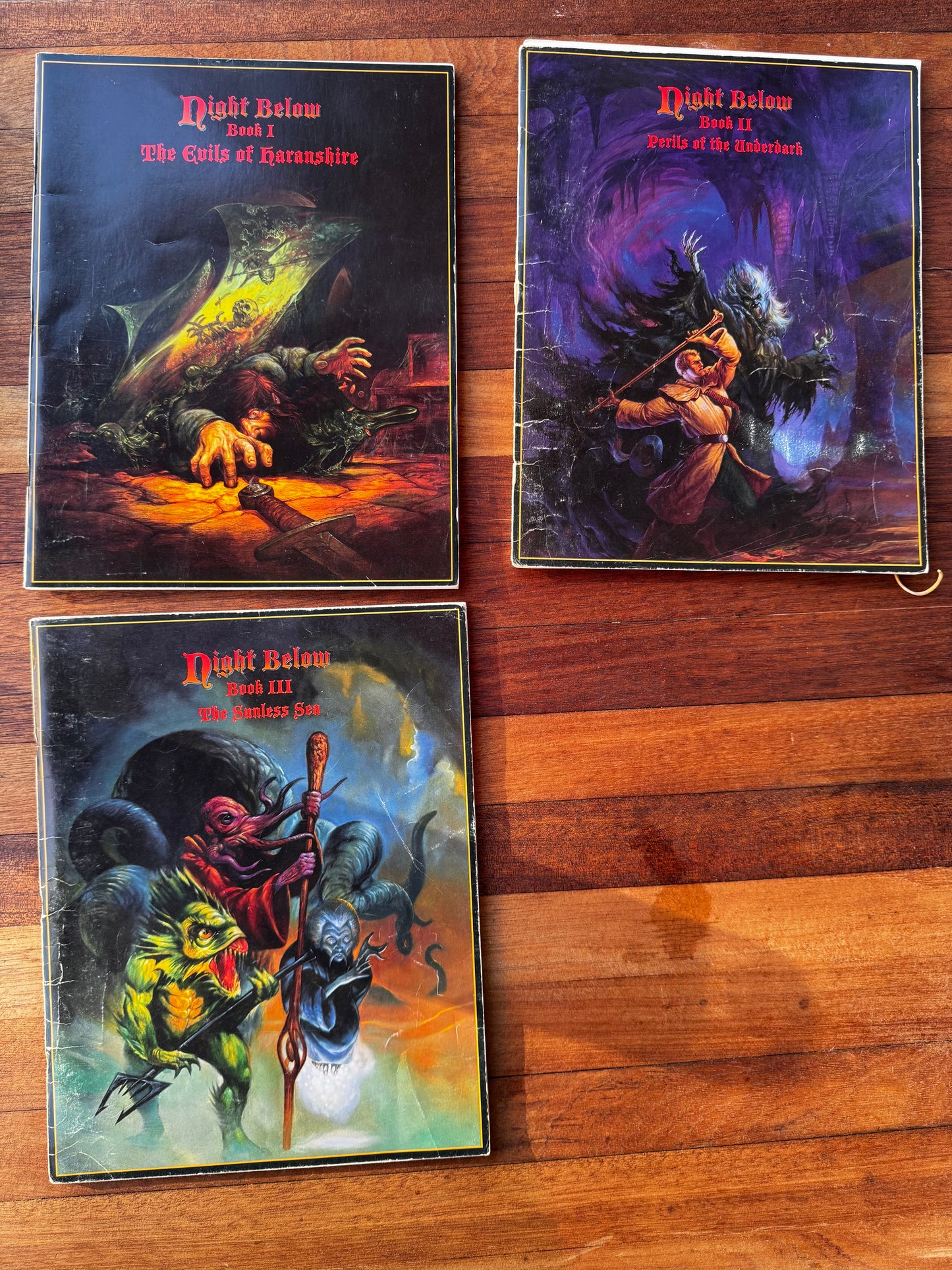 Night Below: An Underdark Campaign boxed set (1995) AD&D 2nd Edition
