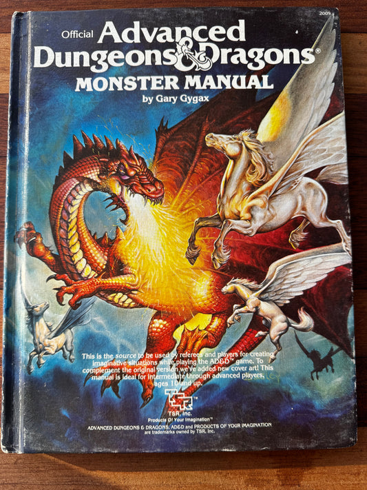 Advanced Dungeons & Dragons – Monster Manual (1977) AD&D 1st edition