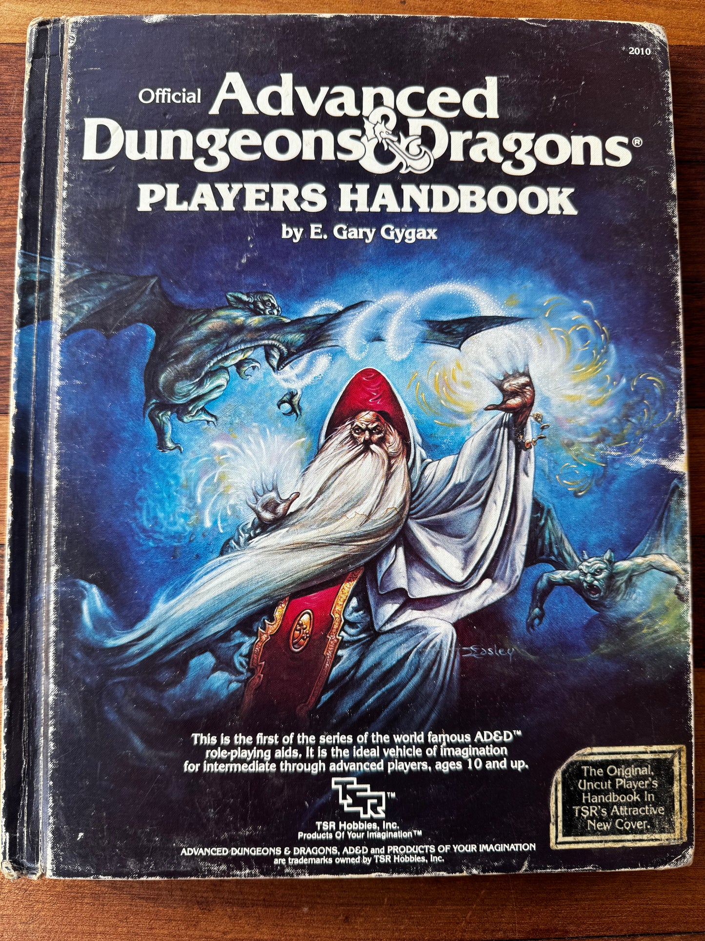 Advanced Dungeons & Dragons Players Handbook. 1st Edition AD&D. 1983 (Original "New Cover" sticker)