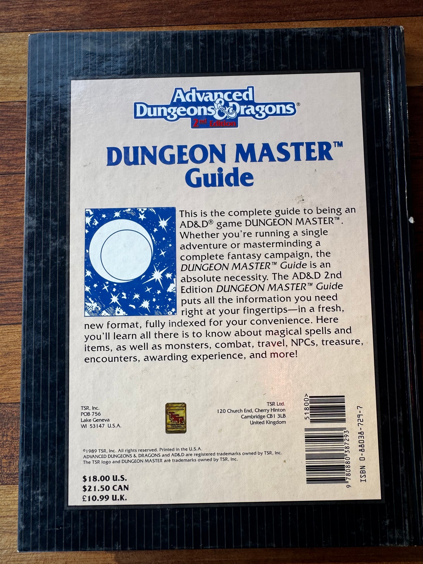 AD&D 2nd Edition Dungeon Master Guide (1989)