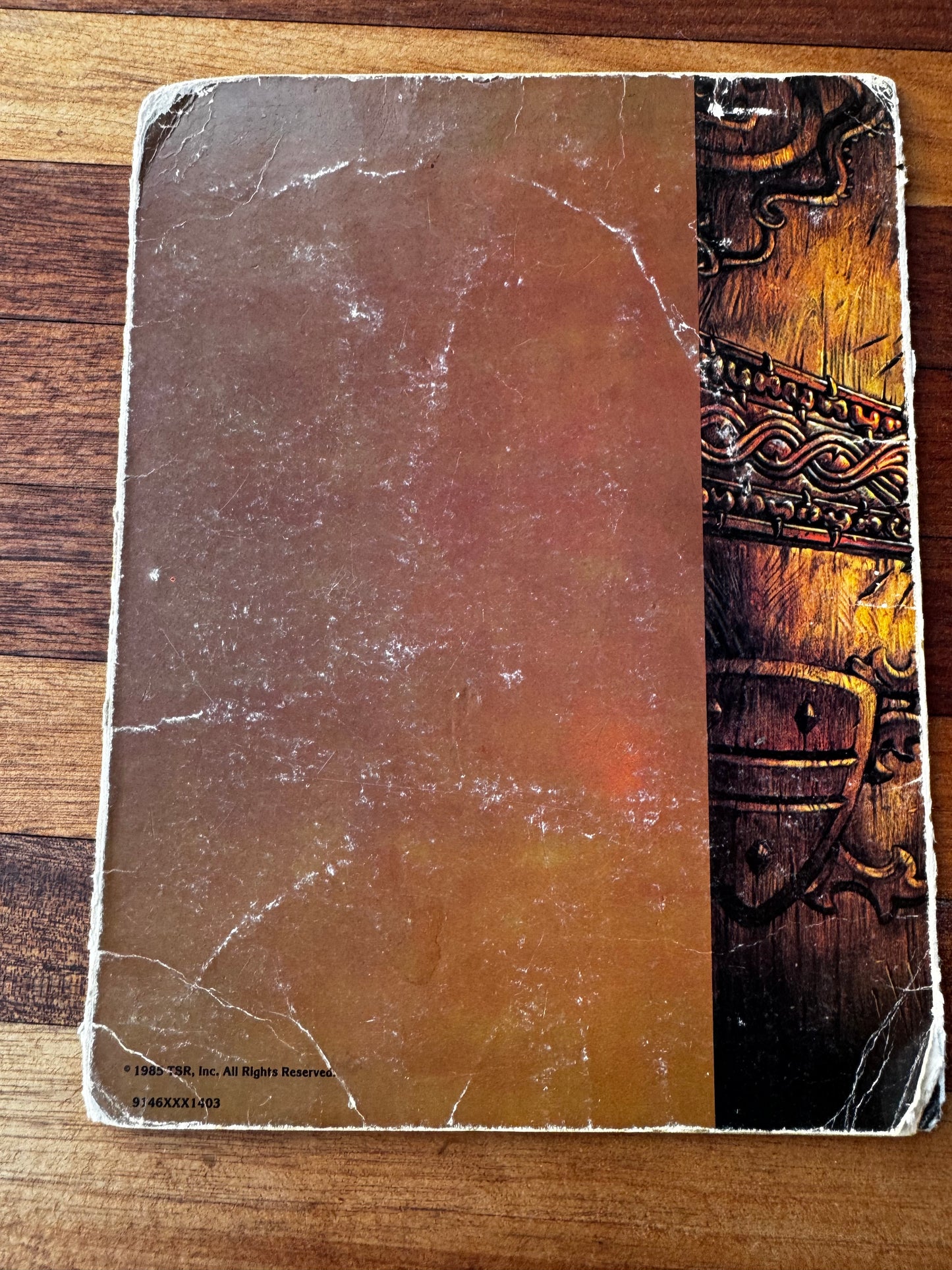Advance Dungeons And Dragons Dungeon Master's Reference Screen (1985 TSR) 1st Edition (Copy)