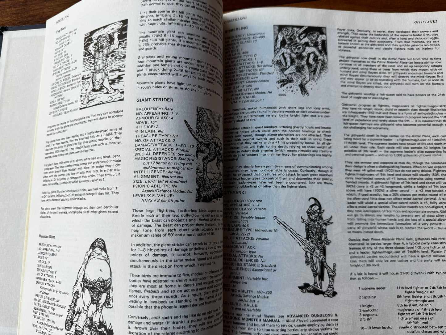 Advanced Dungeons & Dragons. Fiend Folio. 1st Edition (1981)