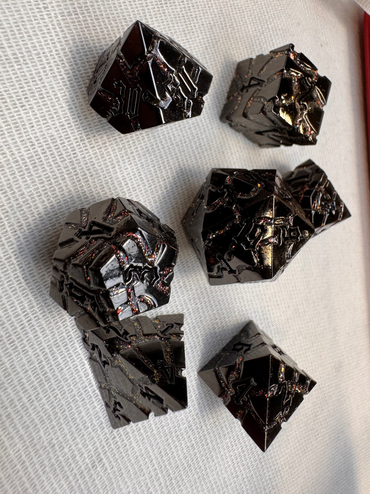 Rifted Blade Metal RPG Dice Set