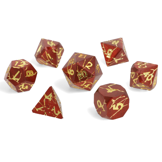 Mercury Fang Metal RPG Dice Set