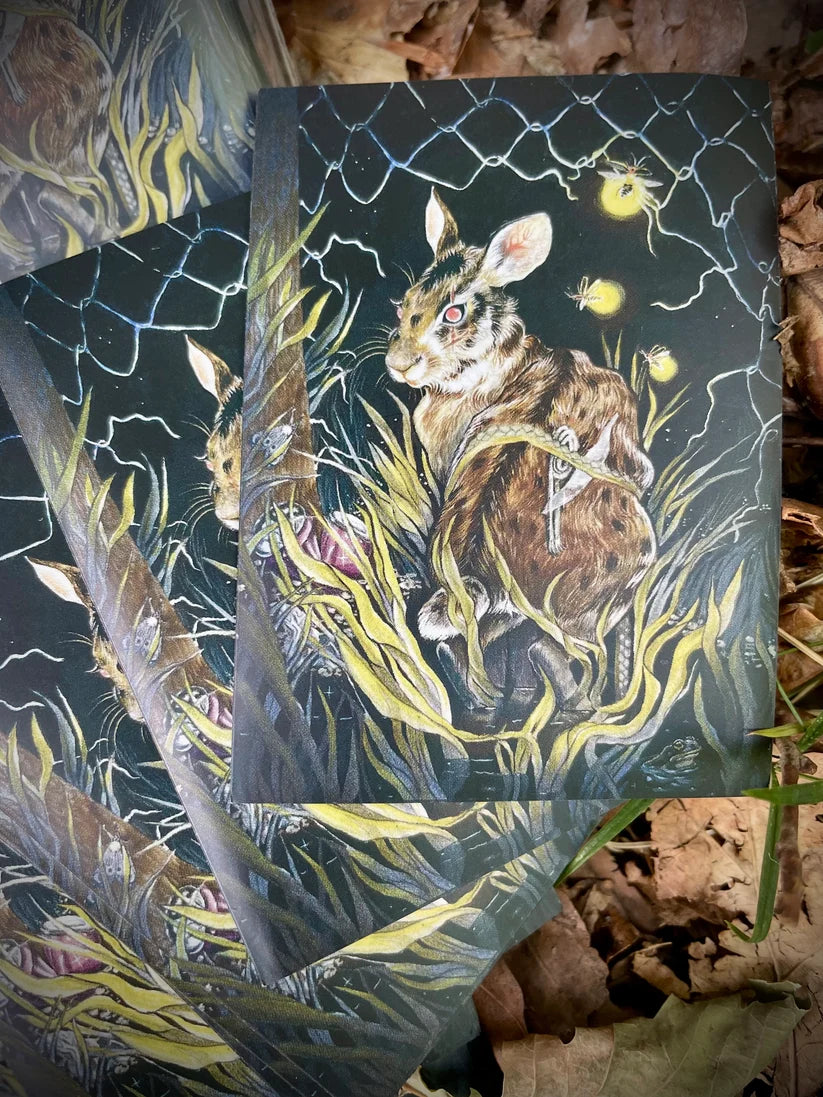 Bunny Borg Card Sleeves
