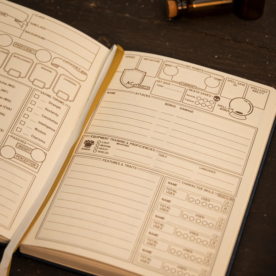 DnD 5e Player Journal Purple
