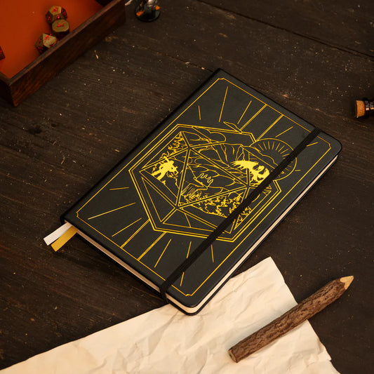 DnD 5e Player Journal Black