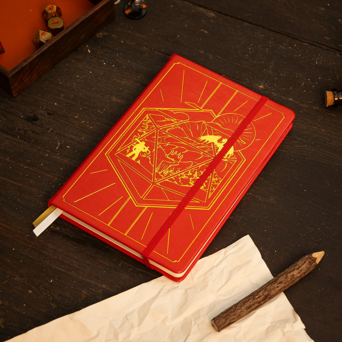 DnD 5e Player Journal Red