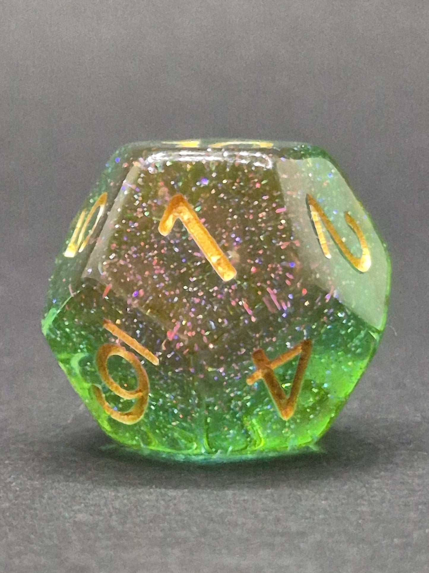 Green Emerald dice