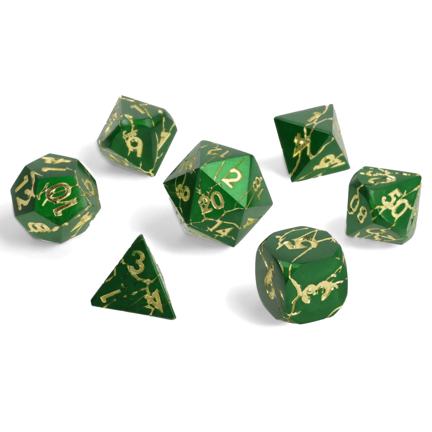 Wildlight Break Metal RPG Dice Set