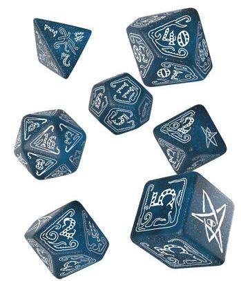 Call of Cthulhu Dice Set Abyssal & White (7)