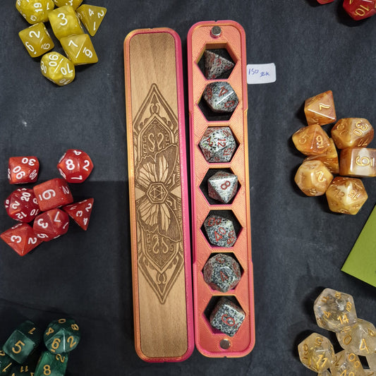 Dice case wooden