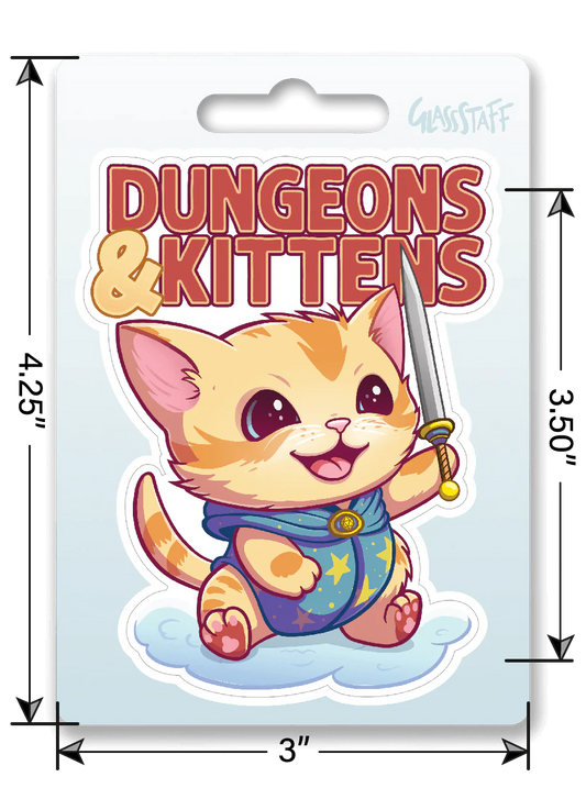 Dungeons & Kittens Sticker