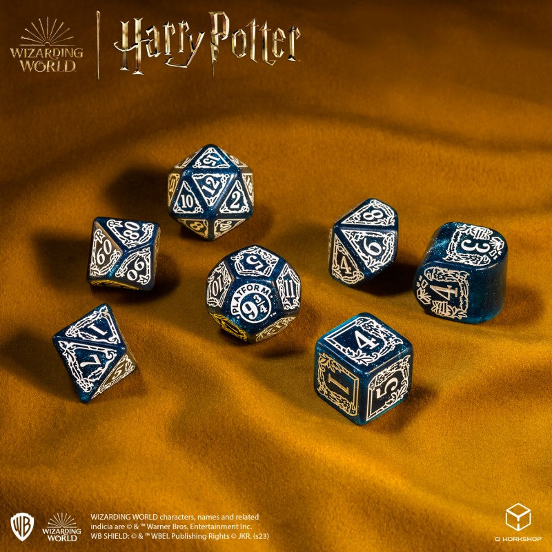 Harry Potter. Ravenclaw Modern Dice Set - Blue