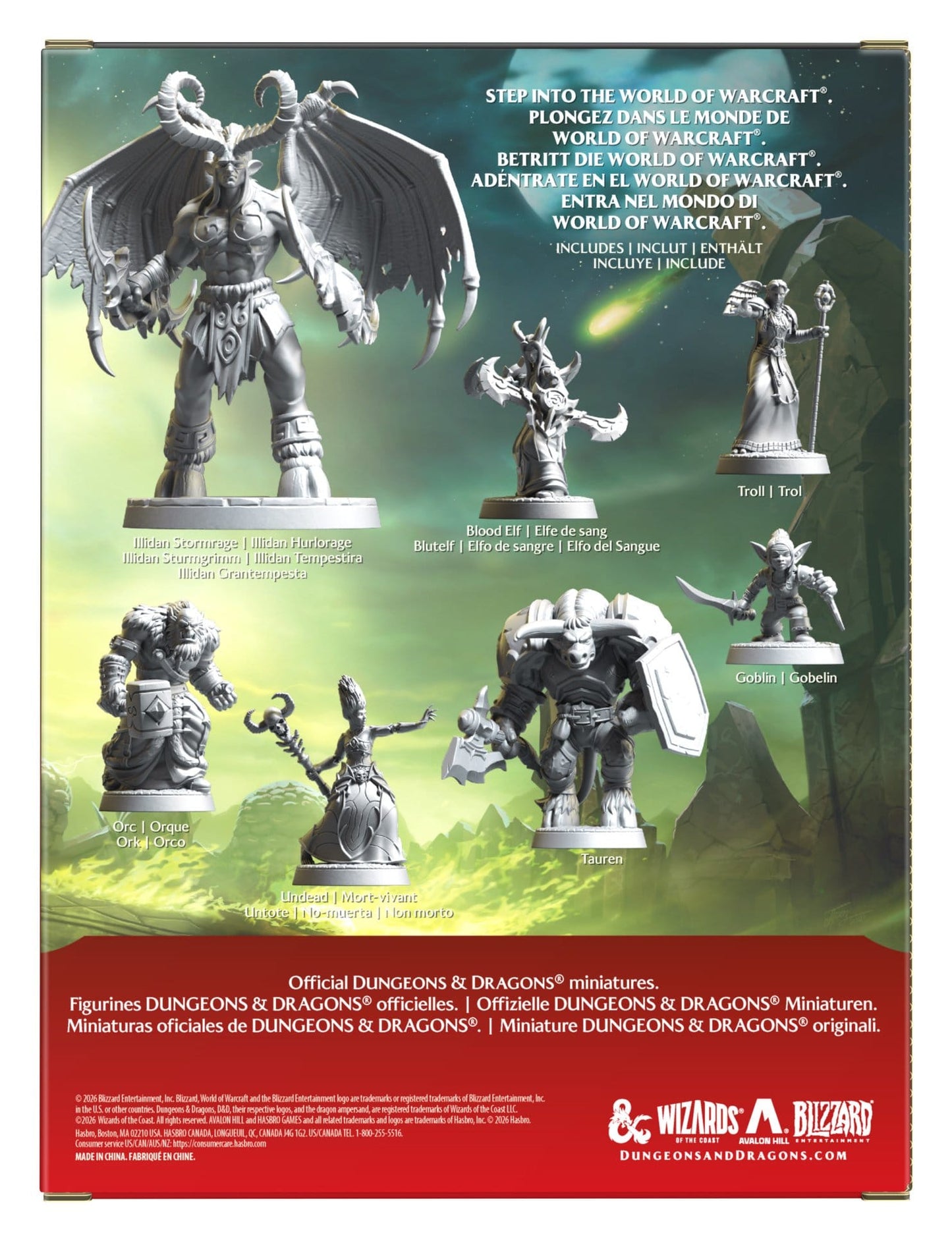 Dungeons & Dragons x World of Warcraft Miniatures Set 1