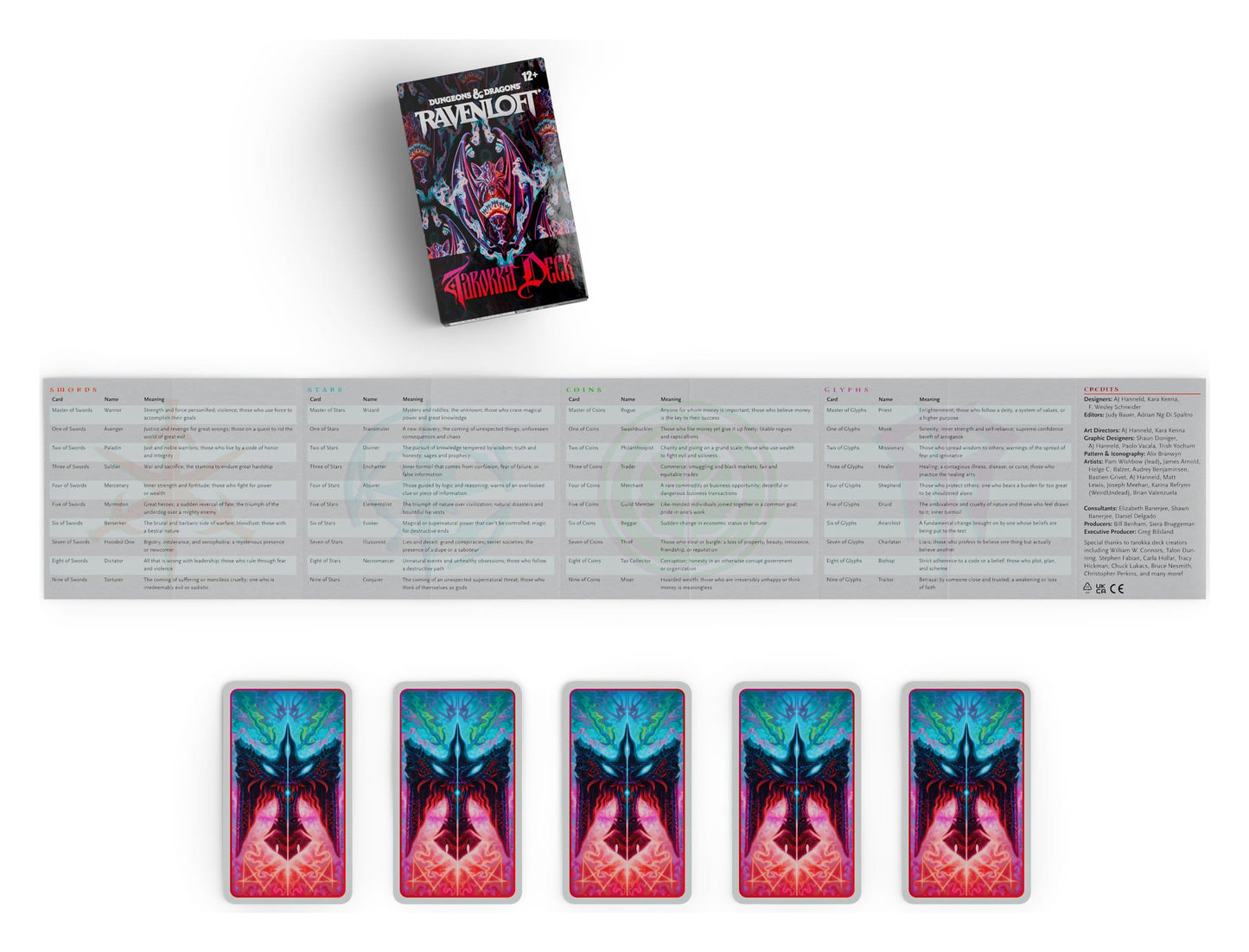 Dungeons & Dragons RPG Ravenloft: The Horrors Within: Tarokka Deck