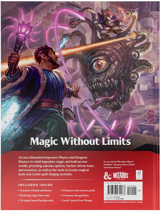 Dungeons & Dragons RPG Arcana Unleashed: Gameplay Expansion Book