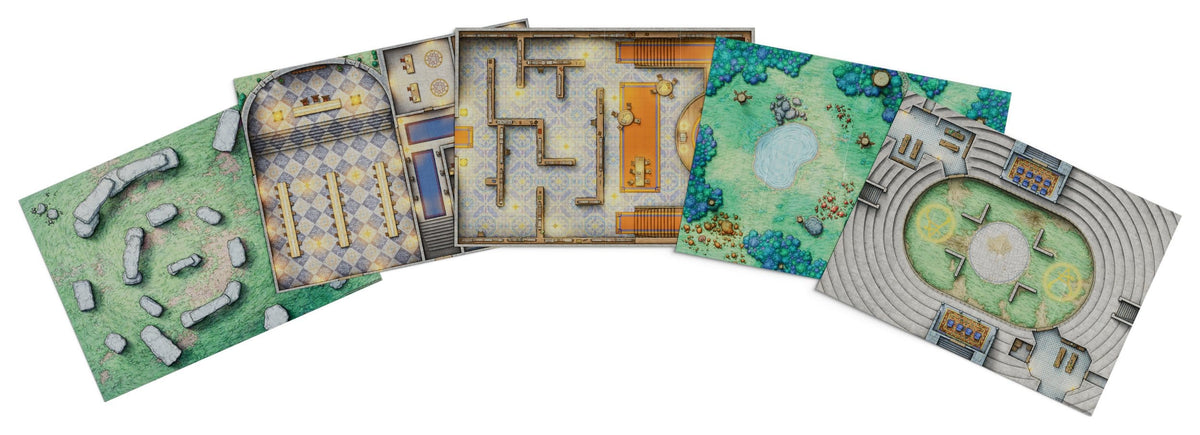Dungeons & Dragons RPG Arcana Unleashed: Map Pack