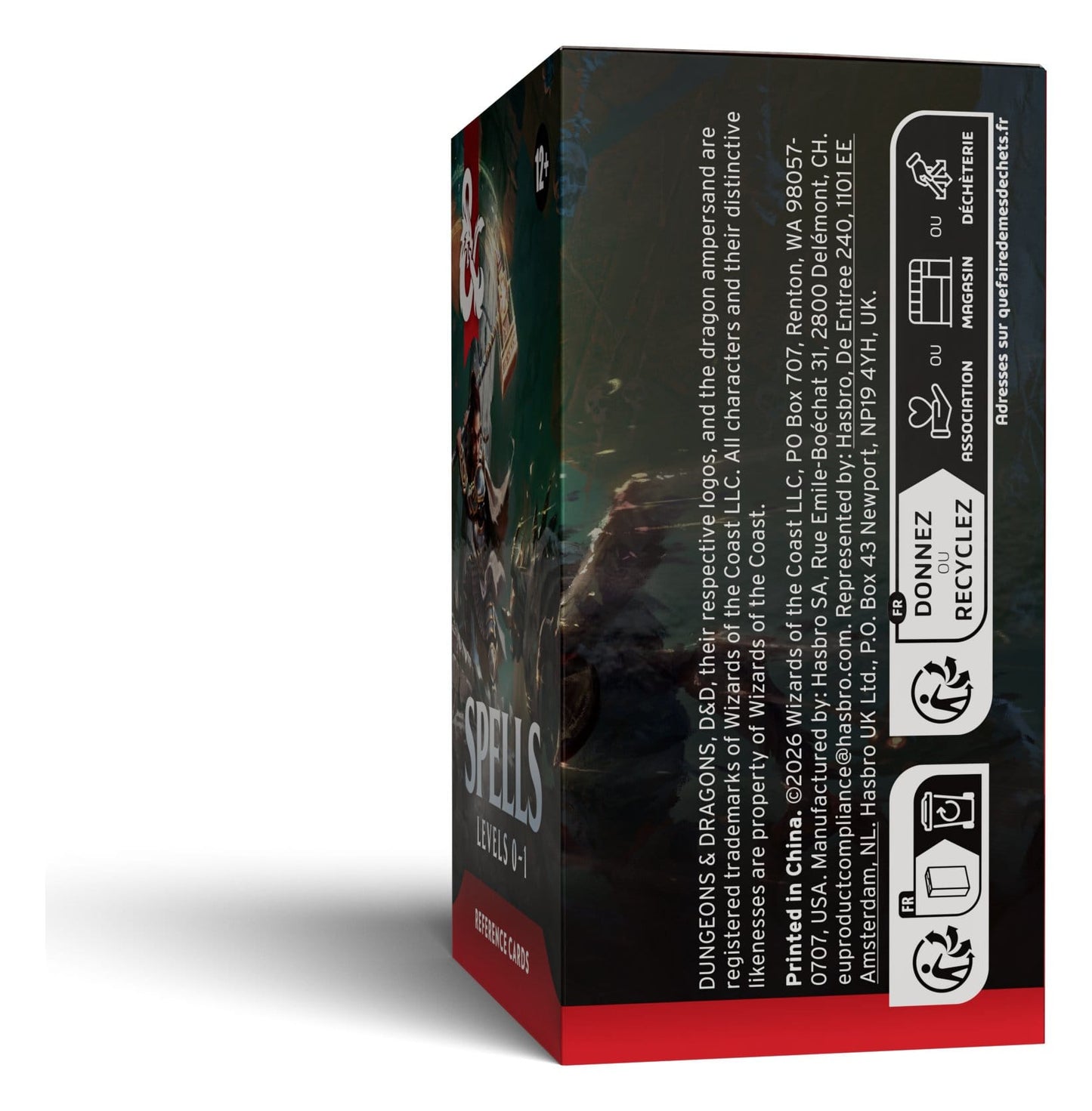 Dungeons & Dragons RPG Reference Cards: Spells (Levels 0-1)