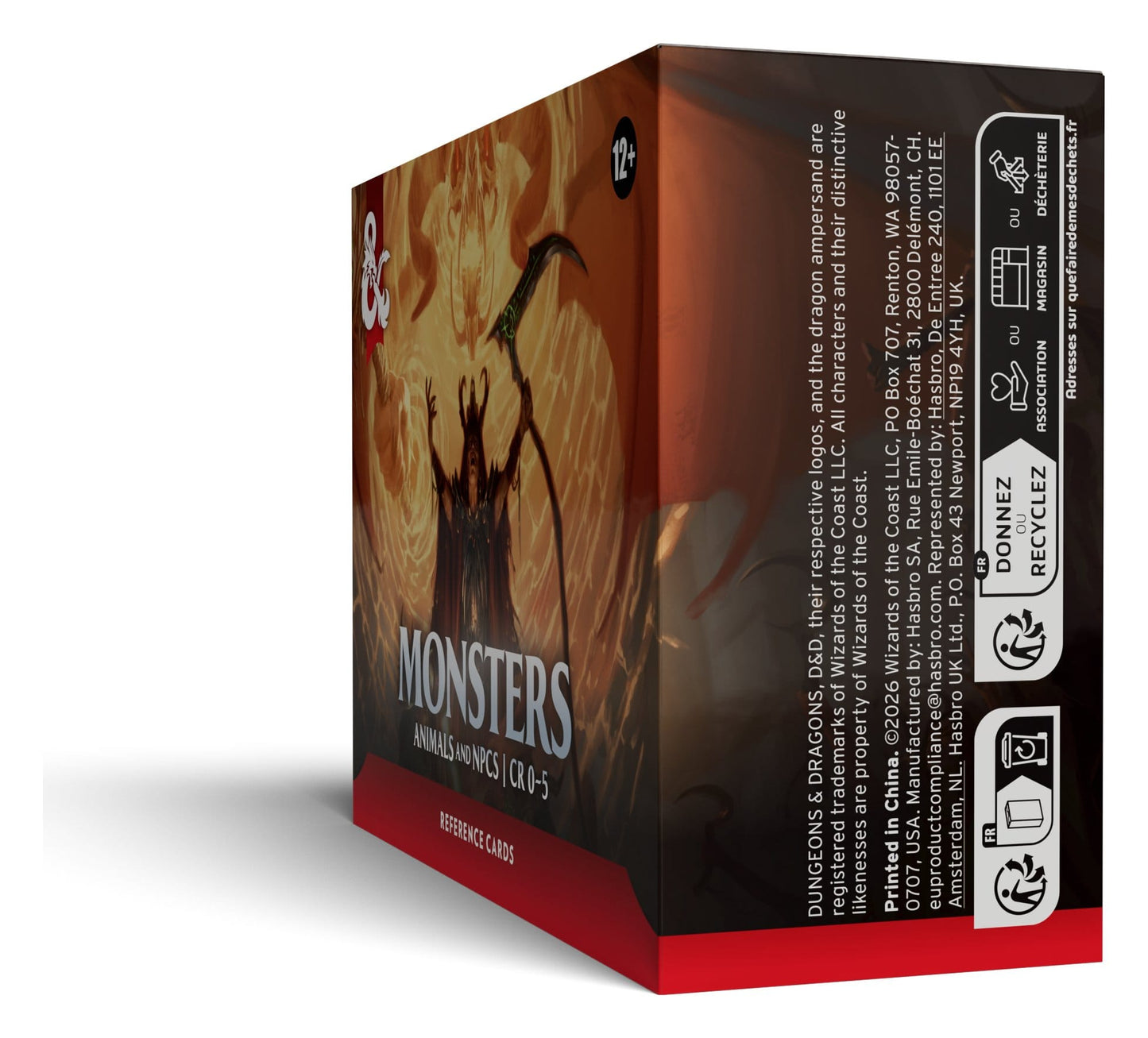 Dungeons & Dragons RPG Reference Cards: Monsters (Animals and NPCs)