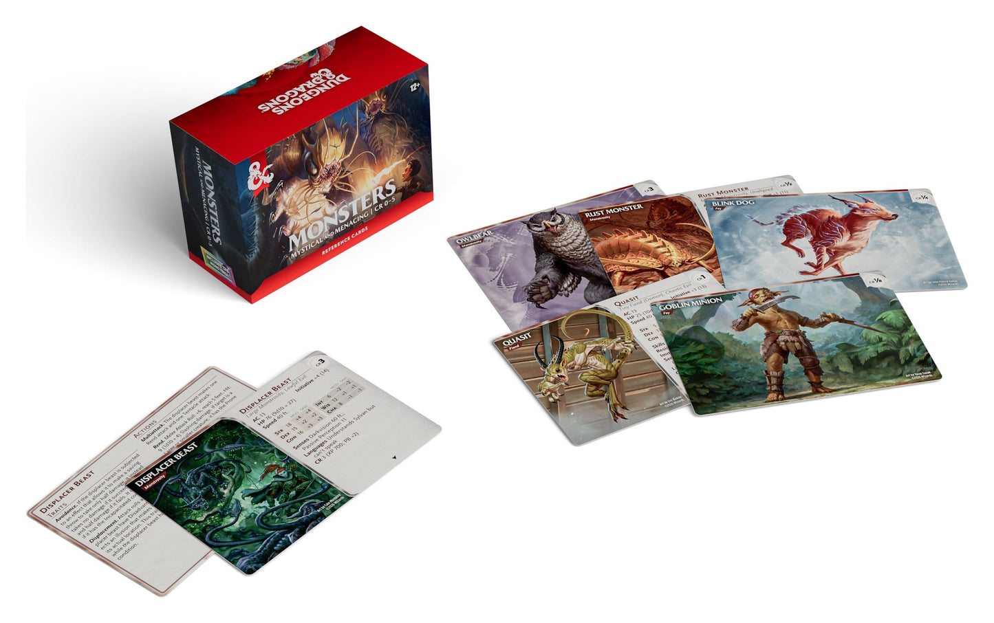 Dungeons & Dragons RPG Reference Cards: Monsters (Mystical and Menacing)