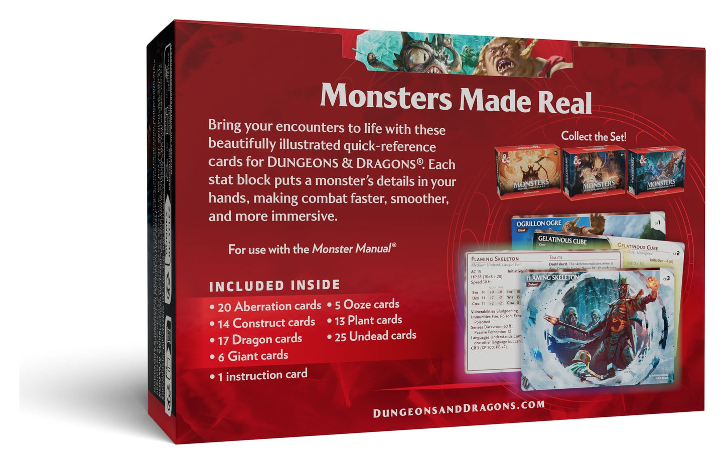 Dungeons & Dragons RPG Reference Cards: Monsters. Fearsome and Ferocious