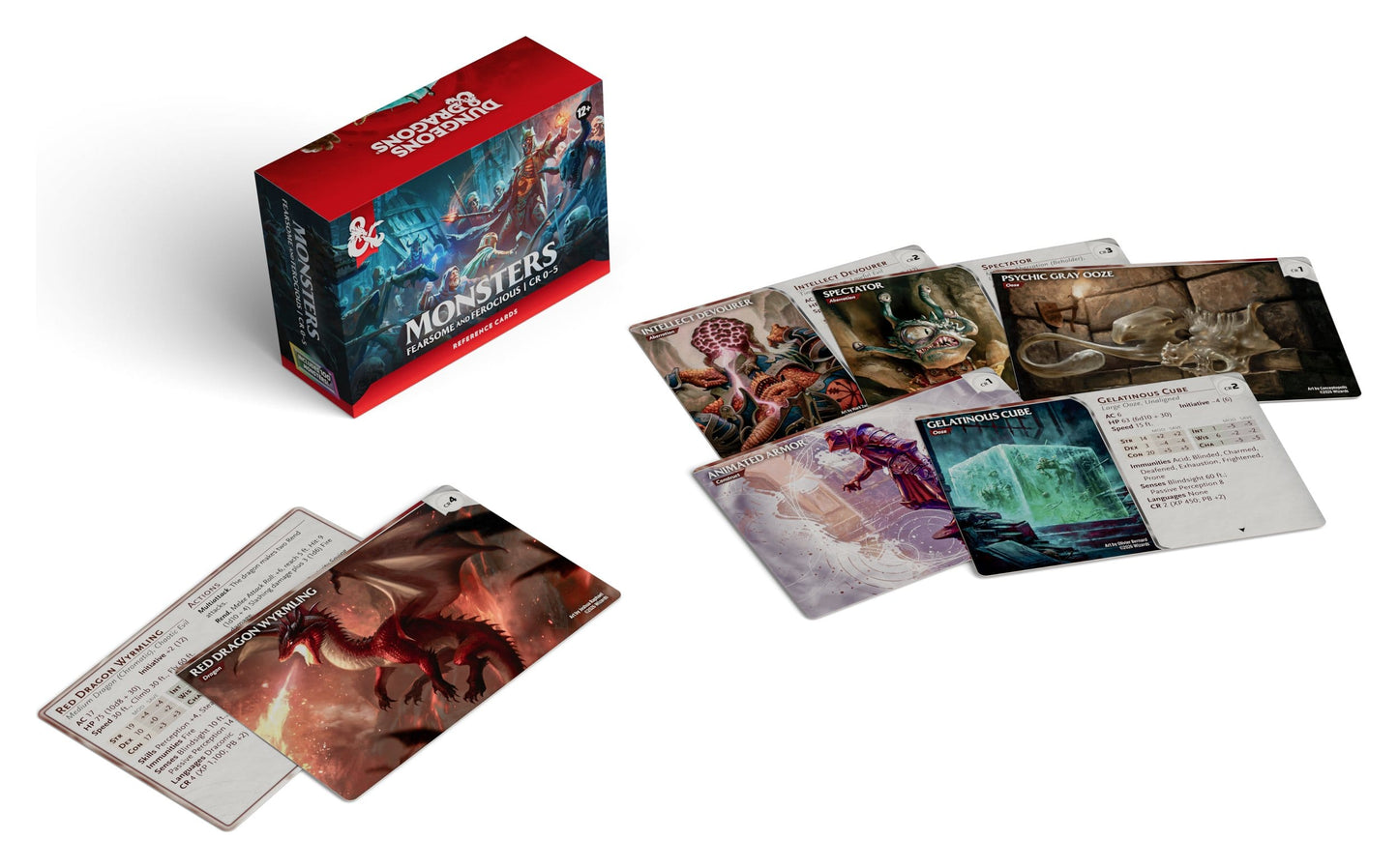 Dungeons & Dragons RPG Reference Cards: Monsters. Fearsome and Ferocious