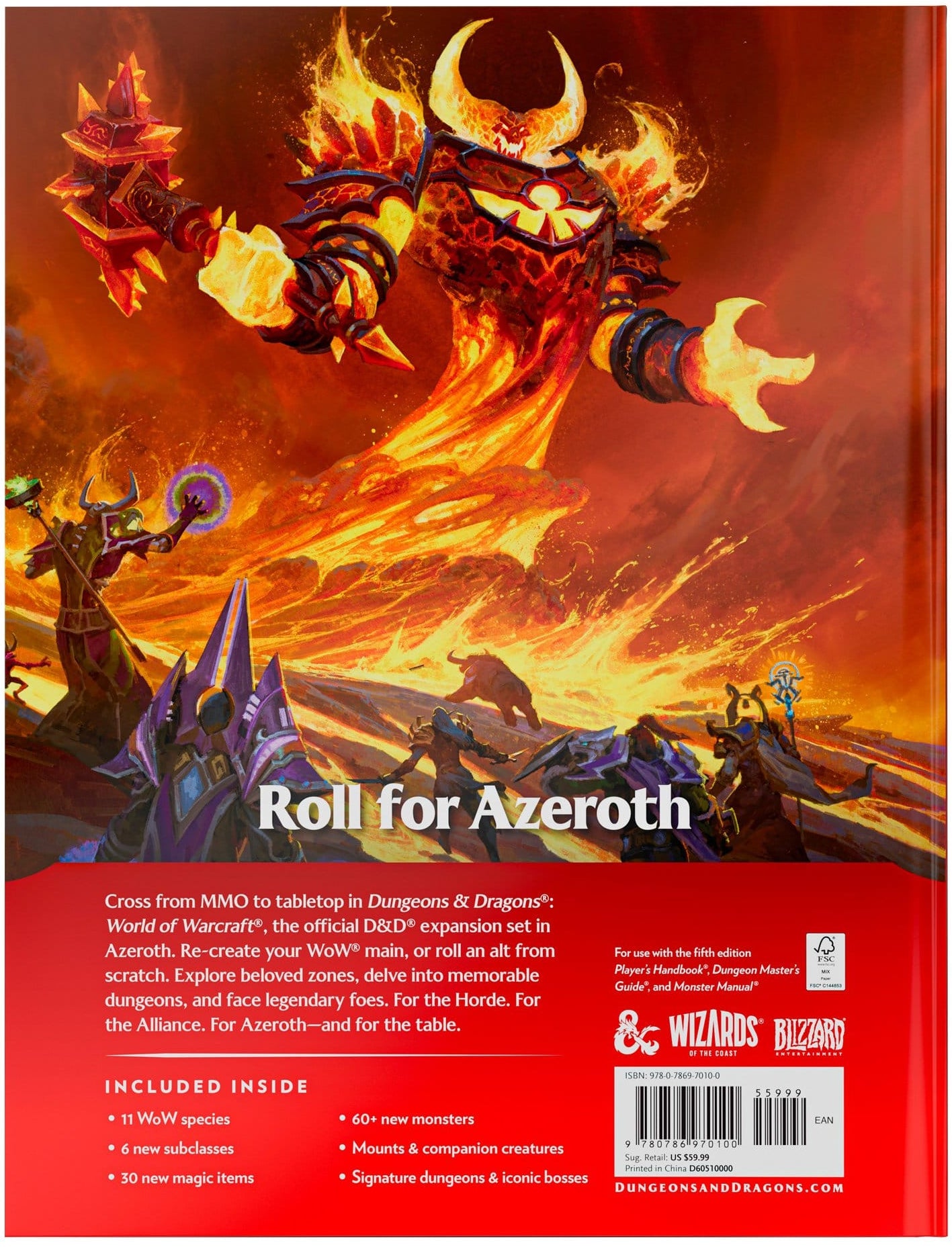 Dungeons & Dragons RPG World of Warcraft