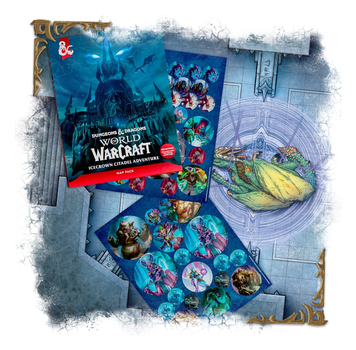 Dungeons & Dragons RPG World of Warcraft: Icecrown Citadel Adventure Map Pack