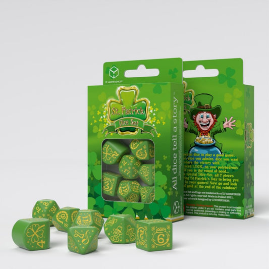 St. Patrick Modern Dice Set: The Lucky Charm