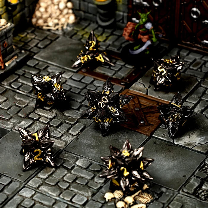 Royal Bane Metal RPG Dice Set