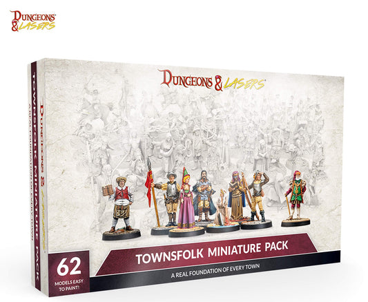 Dungeons & Lasers: Townsfolk Miniature Pack