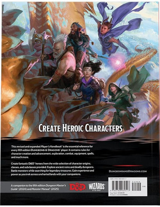 Dungeons & Dragons RPG Player's Handbook 2024