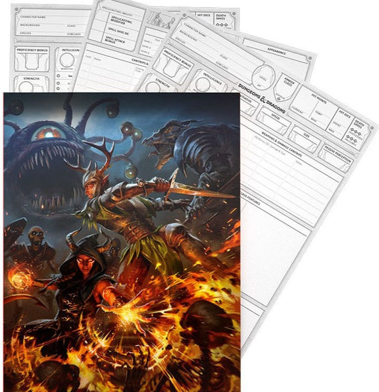 Dungeons & Dragons RPG Character Sheets 2024